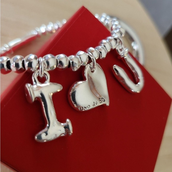 I LOVE YOU - Uno De 50 Bracelet  Authentic + Brand New - Picture 8 of 12